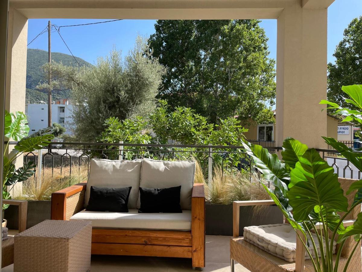 Kl Suites Lefkada - Feel At Home New Boho Apartment 400M From Beach Nidri Town Center Kültér fotó